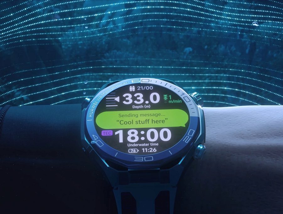 HUAWEI WATCH Ultimate 2 en vacaciones: acompaña desde la playa hasta el fondo del mar