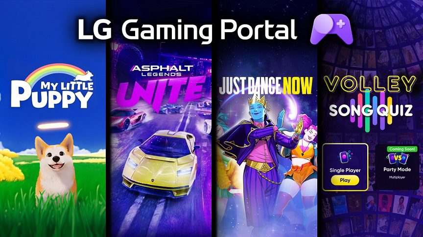 LG expande su ecosistema de videojuegos en webOS: Just Dance Now y Asphalt llegan al LG Gaming Portal