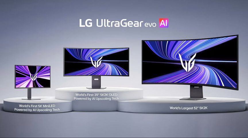 LG redefine el gaming 5K con la nueva línea UltraGear evo y su escalado por Inteligencia Artificial