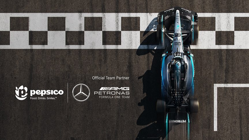 Pepsico anuncia una histórica alianza global con el equipo Mercedes-AMG Petronas de Fórmula 1 para el 2026