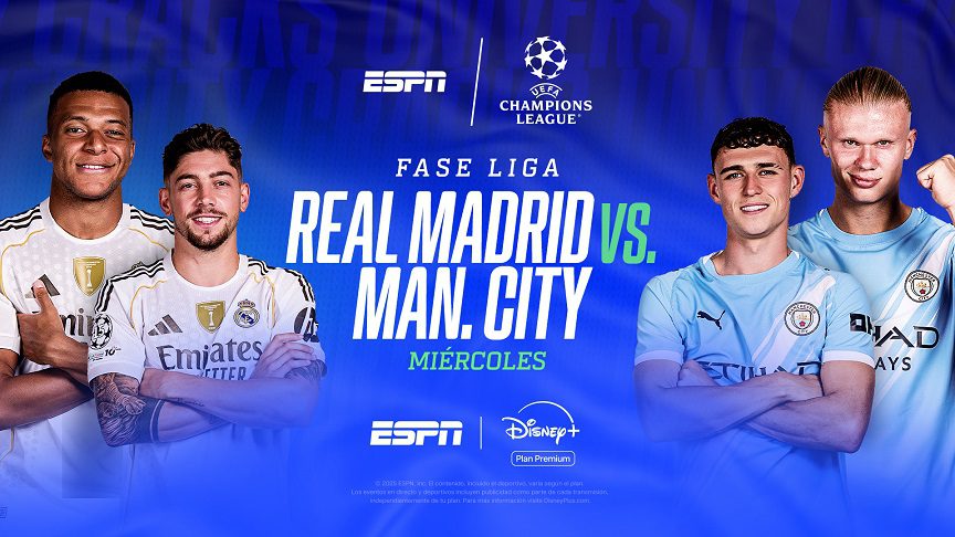 Duelo de titanes en la Champions: Real Madrid contra Manchester City y la agenda completa por Disney+