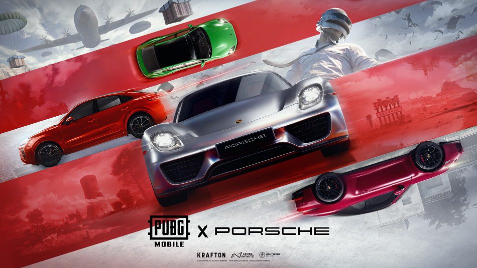 PUBG MOBILE y Porsche se unen para aportar precisión y potencia a los campos de batalla