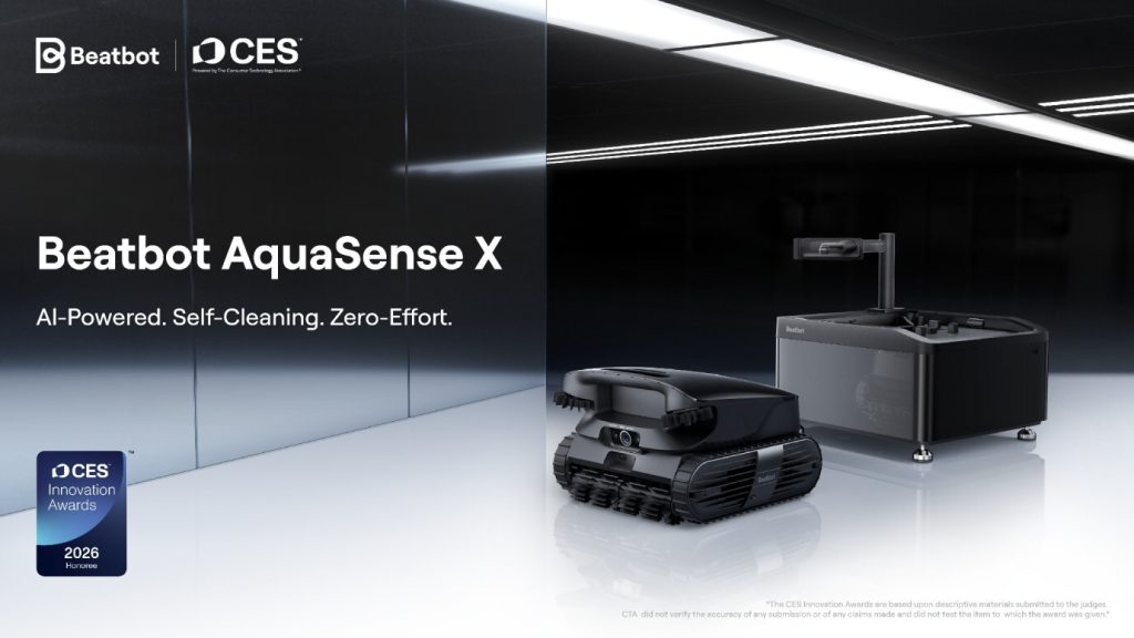 Beatbot presenta AquaSense X en CES 2026 y es galardonado con el premio CES Innovation Awards 