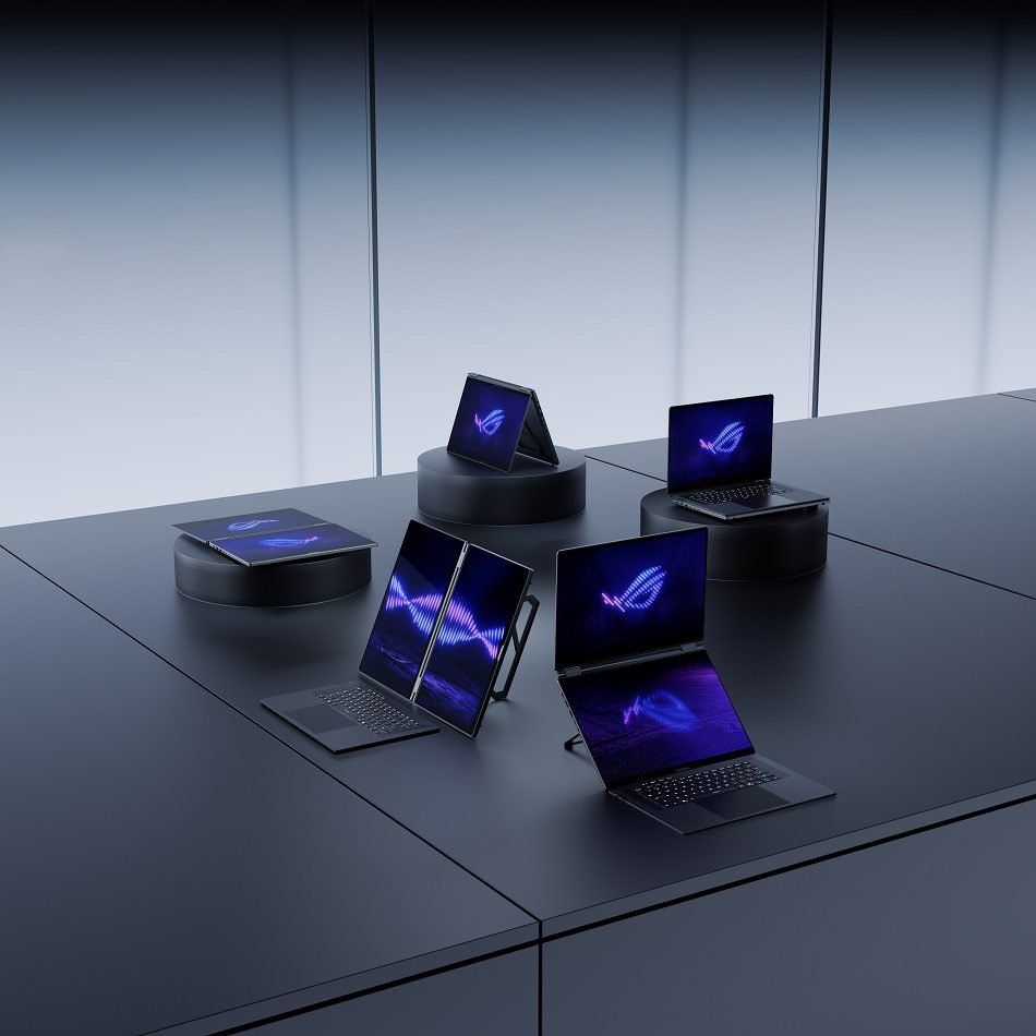 ASUS Republic of Gamers presenta el primer portátil para juegos OLED de 16" con doble pantalla del mundo