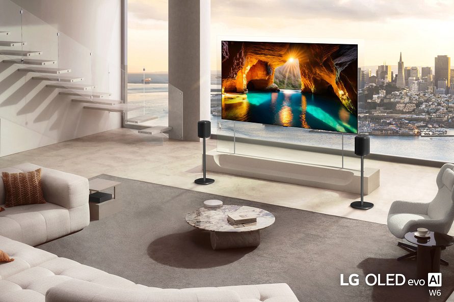 El regreso de un ícono: LG presenta el OLED evo W6, el televisor "Wallpaper" inalámbrico más delgado del mundo