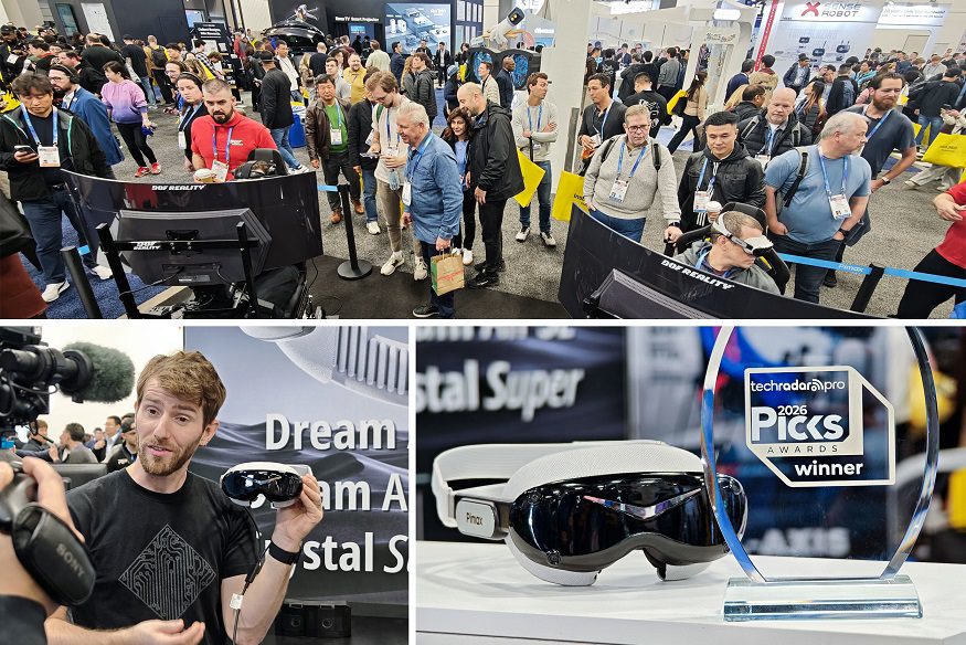 Los auriculares de realidad virtual Pimax de última generación Micro-OLED debutan en el CES 2026 