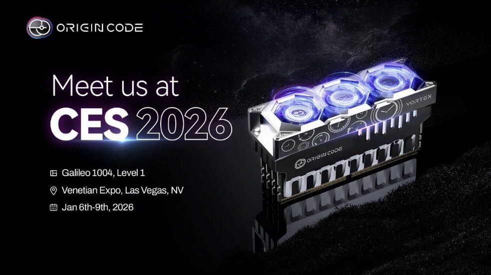 Origin Code presentará su buque insignia VORTEX DDR5 en CES 2026