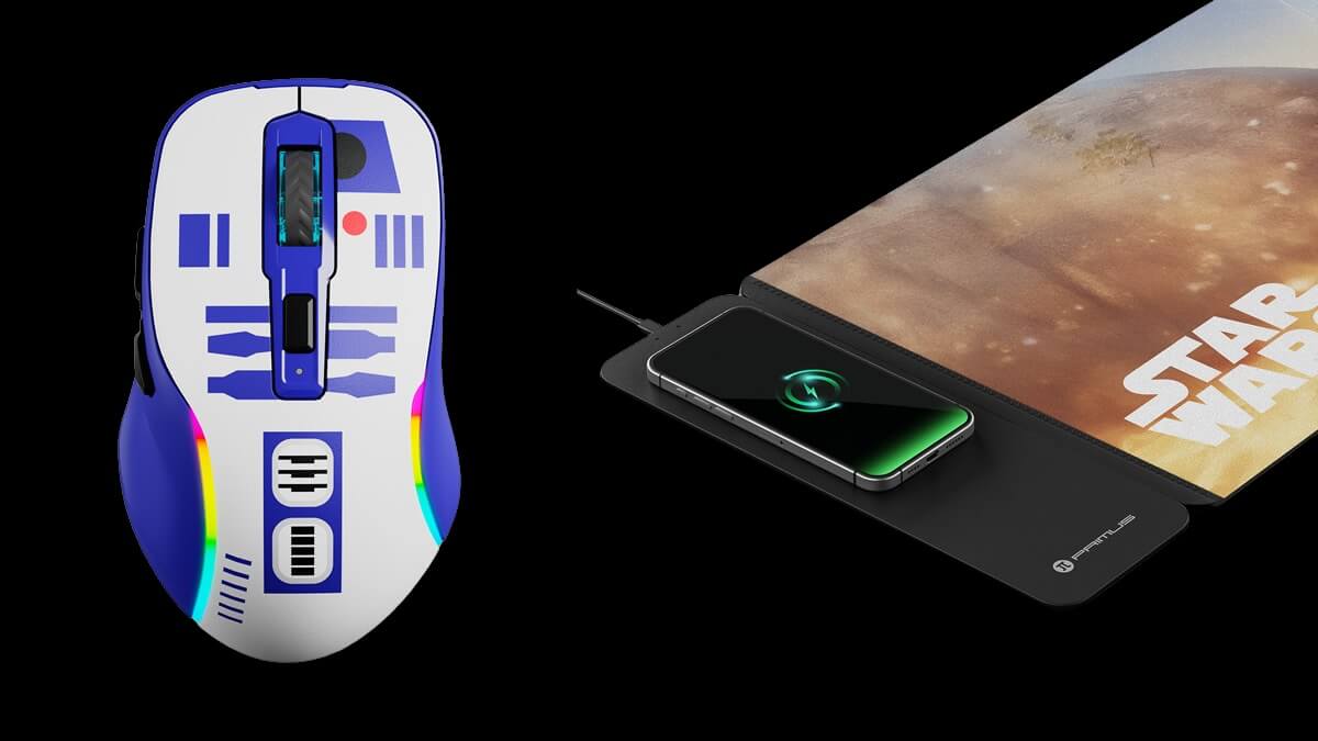 PRIMUS lanzó su mouse gamer y alfombrilla con carga inalámbrica de la colección Droids de Star Wars™