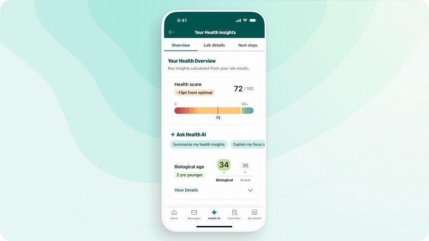 Amazon One Medical transforma los exámenes de sangre con Health Insights y análisis por IA