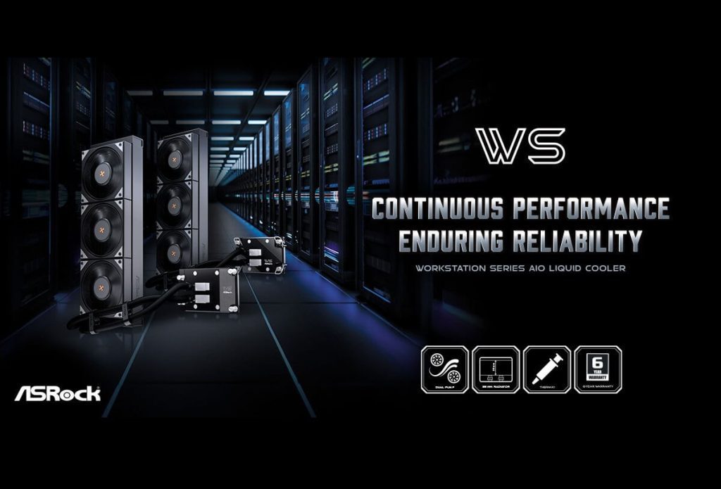 ASRock lanza su línea de refrigeración líquida AIO de nueva generación
