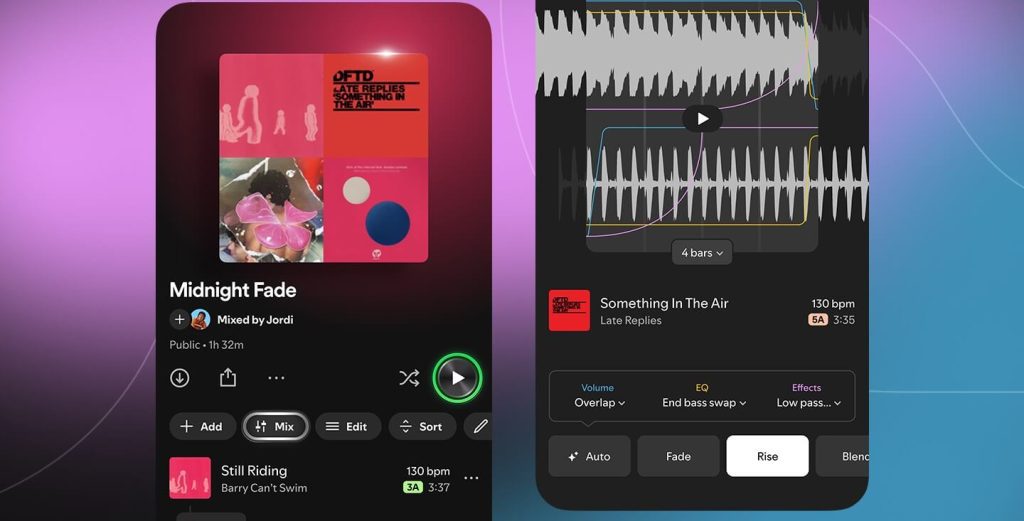Cómo crear transiciones perfectas en tus playlists de Spotify Premium