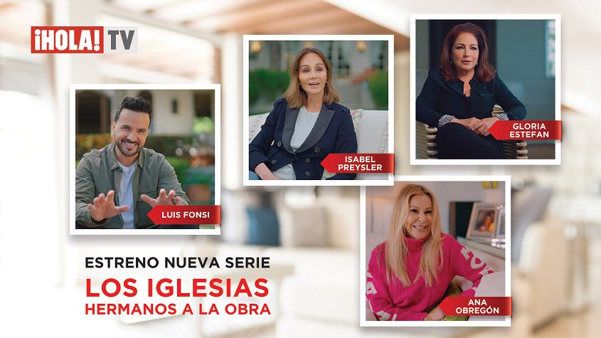 ‘Los Iglesias: Hermanos a la obra’ debuta en ¡HOLA! TV, el domingo 8 de febrero