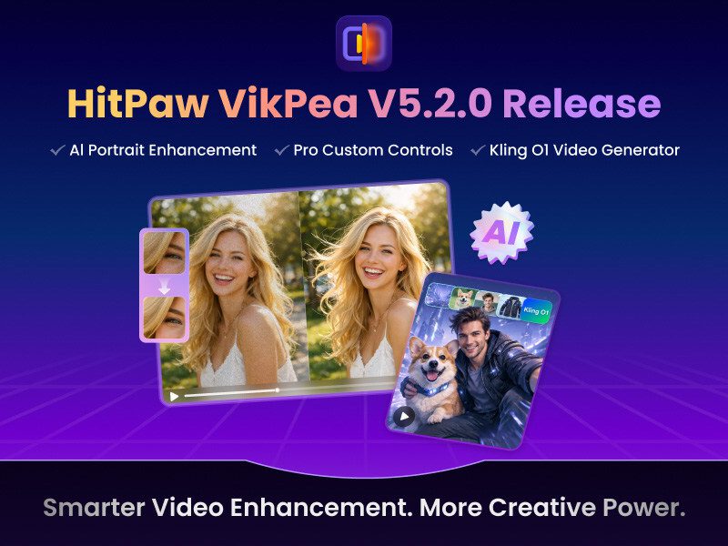 HitPaw VikPea V5.2.0 redefine la restauración de video con nuevos modelos de retrato y generación multimodal
