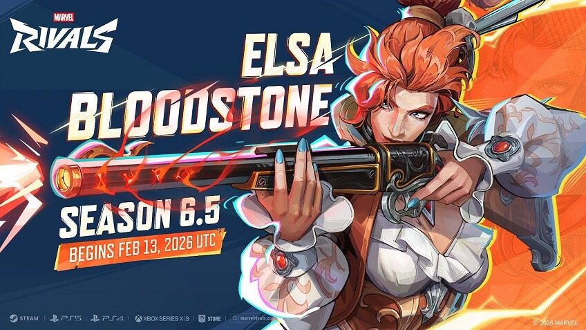 Marvel Rivals anuncia la temporada 6.5: Noche en el museo ¡Elsa Bloodstone se une a la batalla el 13 de febrero!