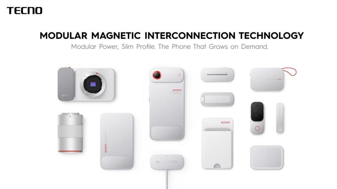El futuro de la telefonía: TECNO revela el ecosistema de smartphone modular más delgado del mundo
