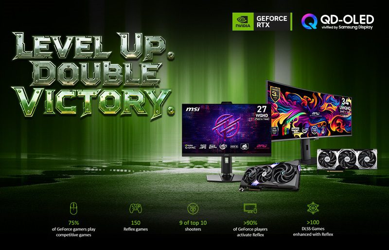 MSI redefine el upgrade de tu PC: tarjetas gráficas, monitores G-SYNC Pulsar y saldo gratis para Steam