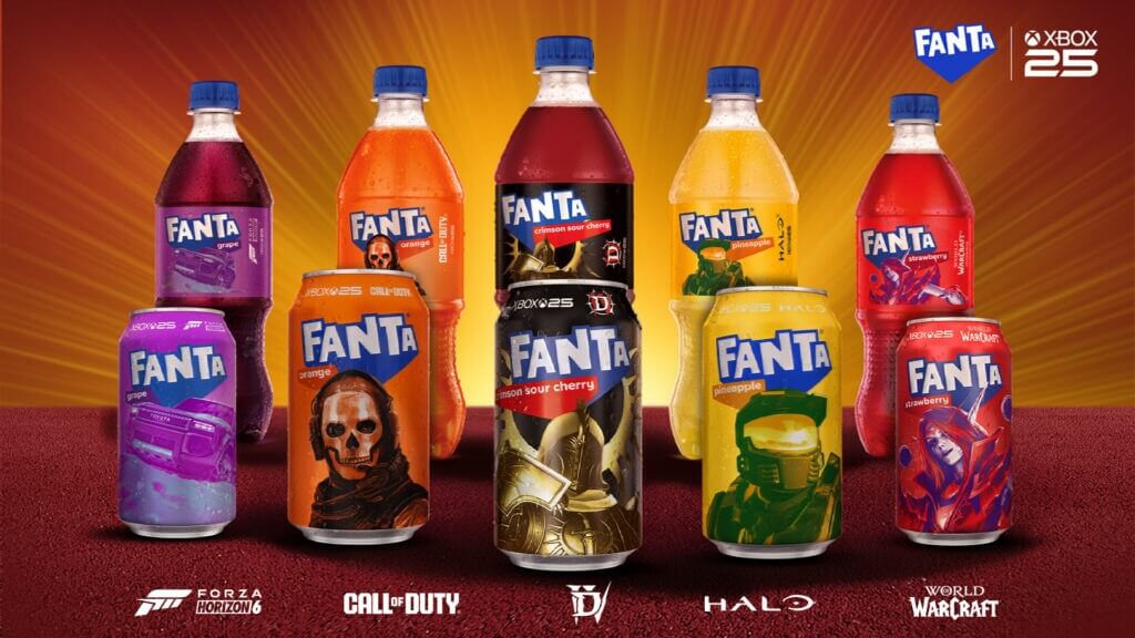 Xbox y Fanta se unen para lanzar una colección especial con recompensas exclusivas