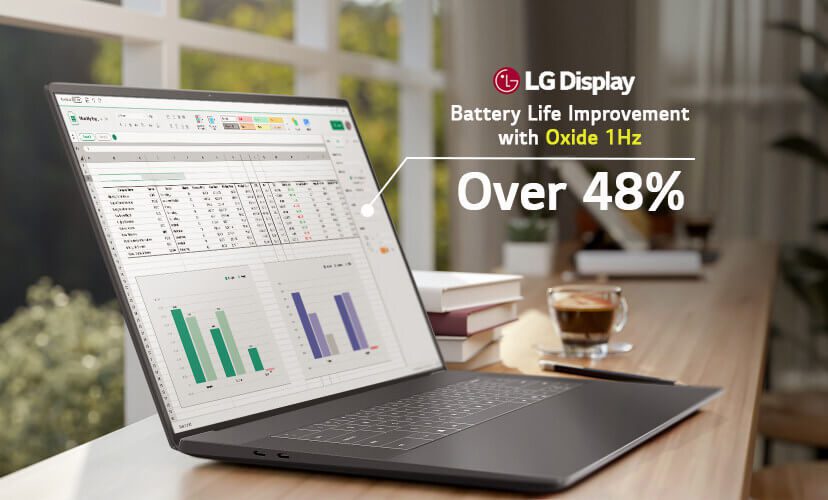 La revolución de la eficiencia visual con el nuevo panel 1-120Hz de LG Display