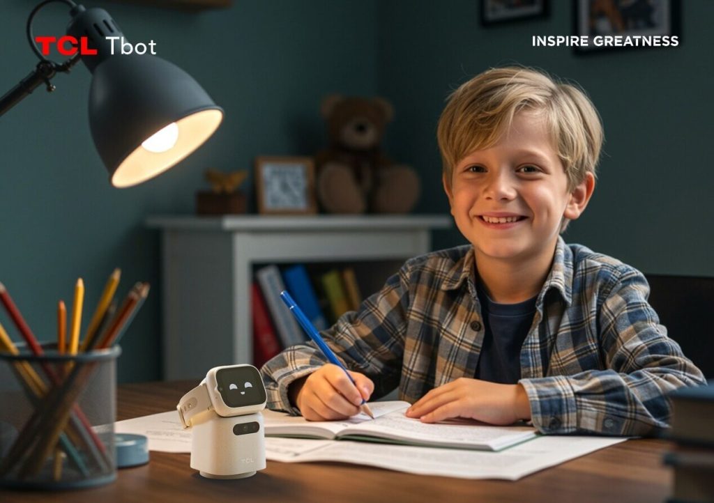 Conoce el TCL Tbot: el revolucionario compañero de escritorio con inteligencia artificial para niños