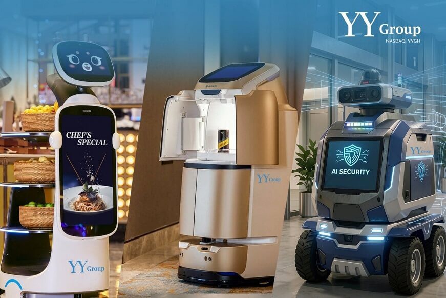 El futuro de la robótica en hostelería y seguridad arranca en Las Vegas con YY Group