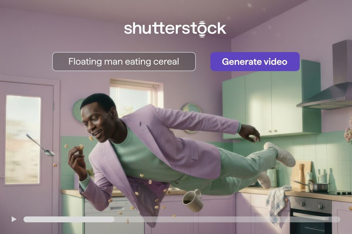 El despliegue del generador de video con IA de Shutterstock para entornos comerciales