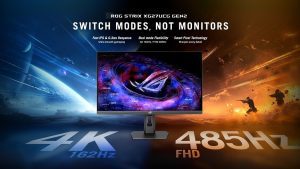 Asus revoluciona el hardware con sus monitores ROG y TUF de tecnología Dual Mode