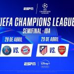 El calendario de transmisión de las semifinales de la UEFA Champions League en Disney+ e ESPN