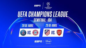 El calendario de transmisión de las semifinales de la UEFA Champions League en Disney+ e ESPN