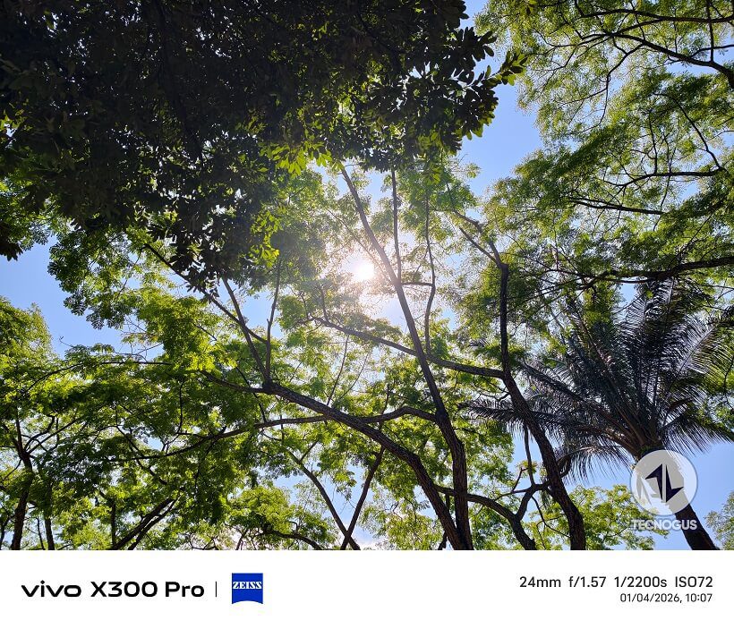 Fotografía tomada con el vivo X300 Pro