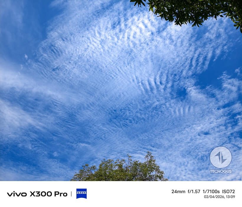Fotografía tomada con el vivo X300 Pro