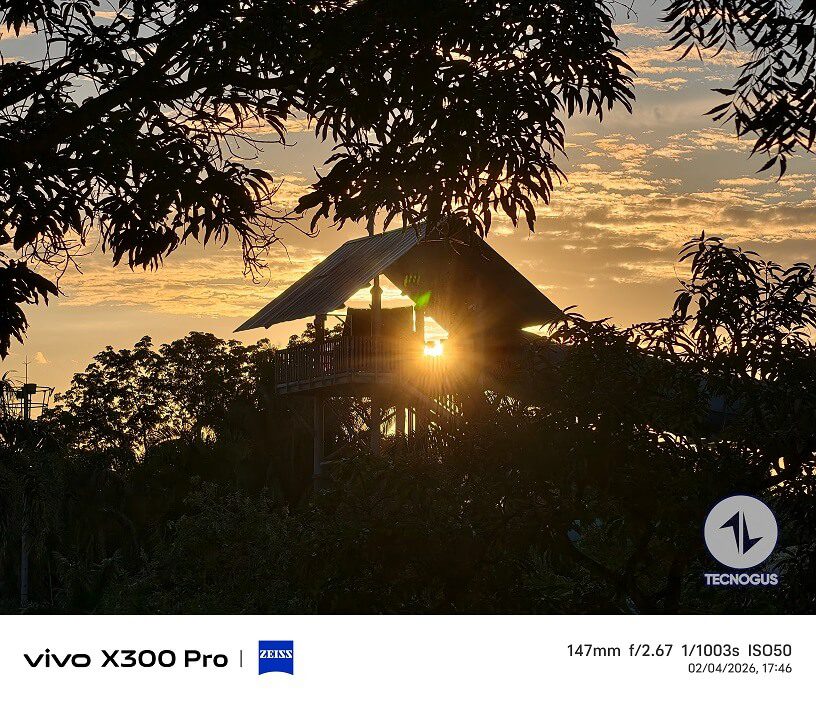 Fotografía tomada con el vivo X300 Pro