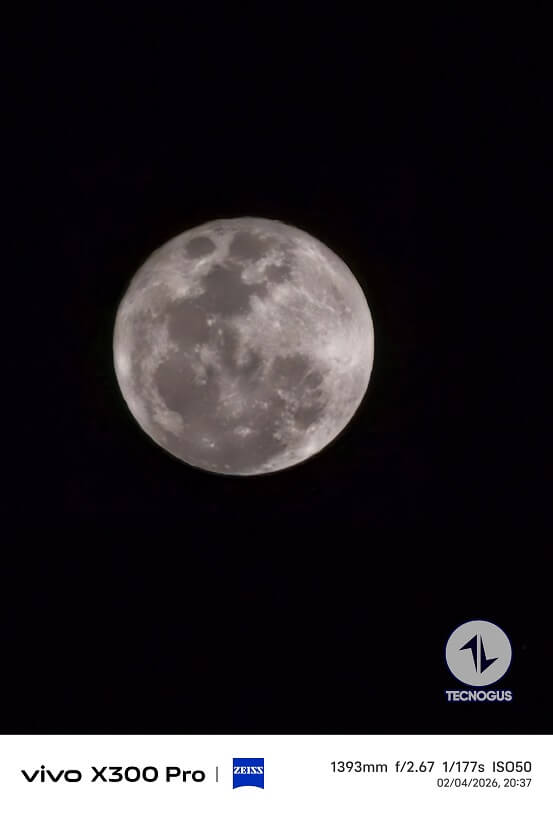 Fotografía tomada con el vivo X300 Pro