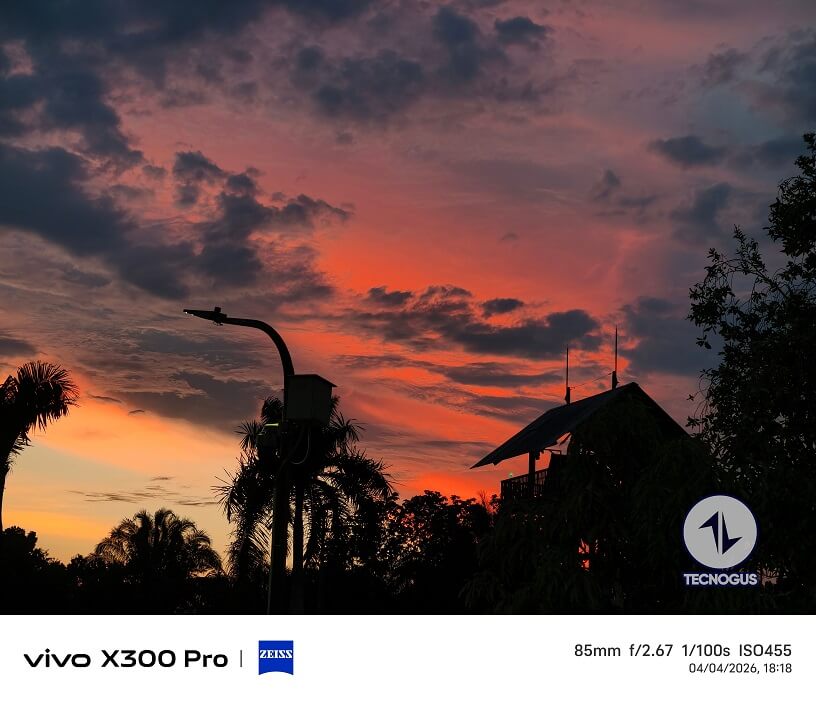 Fotografía tomada con el vivo X300 Pro