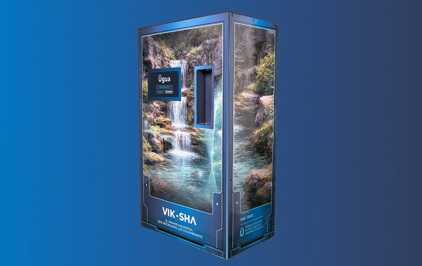Vik-Sha la máquina colombiana que recrea el agua de manantial a nivel molecular