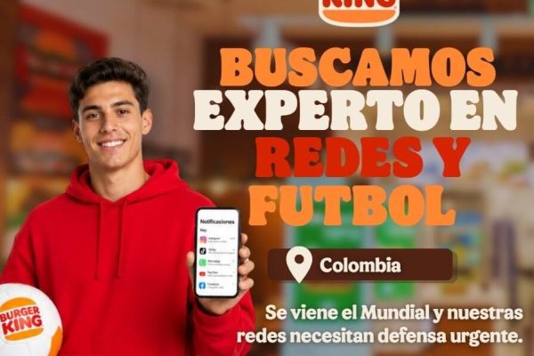 Burger King busca hacer un fichaje bomba: Busca experto en redes y fútbol