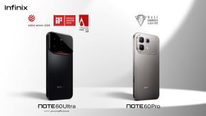 La serie Infinix NOTE 60 redefine el diseño móvil y conquista los premios globales