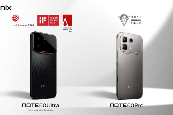 La serie Infinix NOTE 60 redefine el diseño móvil y conquista los premios globales