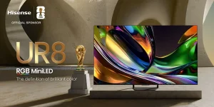 El Hisense UR8 expande la tecnología MiniLED RGB al mercado de consumo