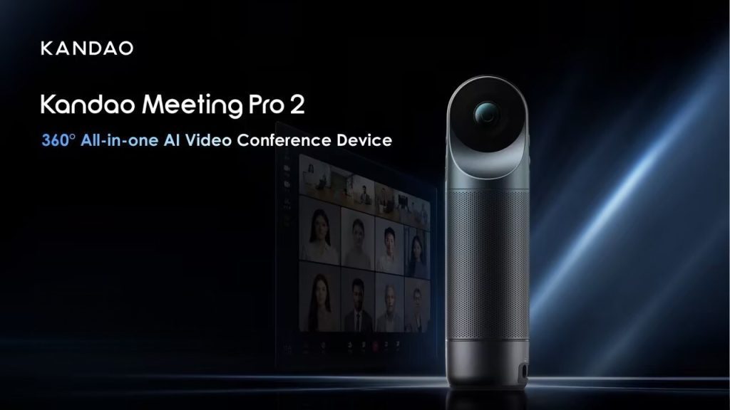 La nueva Kandao Meeting Pro 2 integra inteligencia artificial en videoconferencias de 360 grados