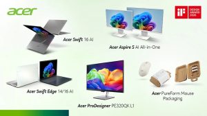 Los computadores ultradelgados de la serie Swift de Acer ganan múltiples premios iF Design Awards 2026 