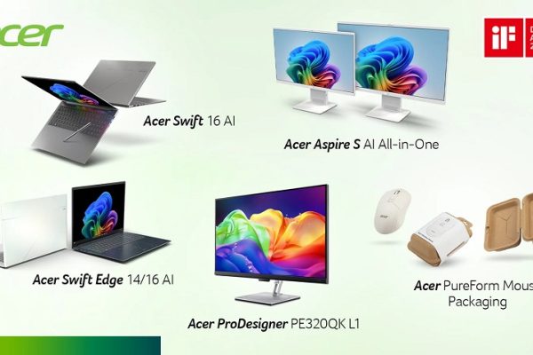 Los computadores ultradelgados de la serie Swift de Acer ganan múltiples premios iF Design Awards 2026 