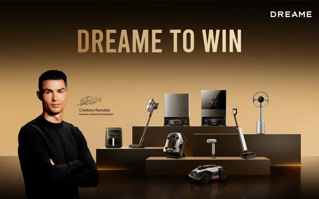 Dreame Technology nombra a Cristiano Ronaldo como embajador global de su ecosistema inteligente