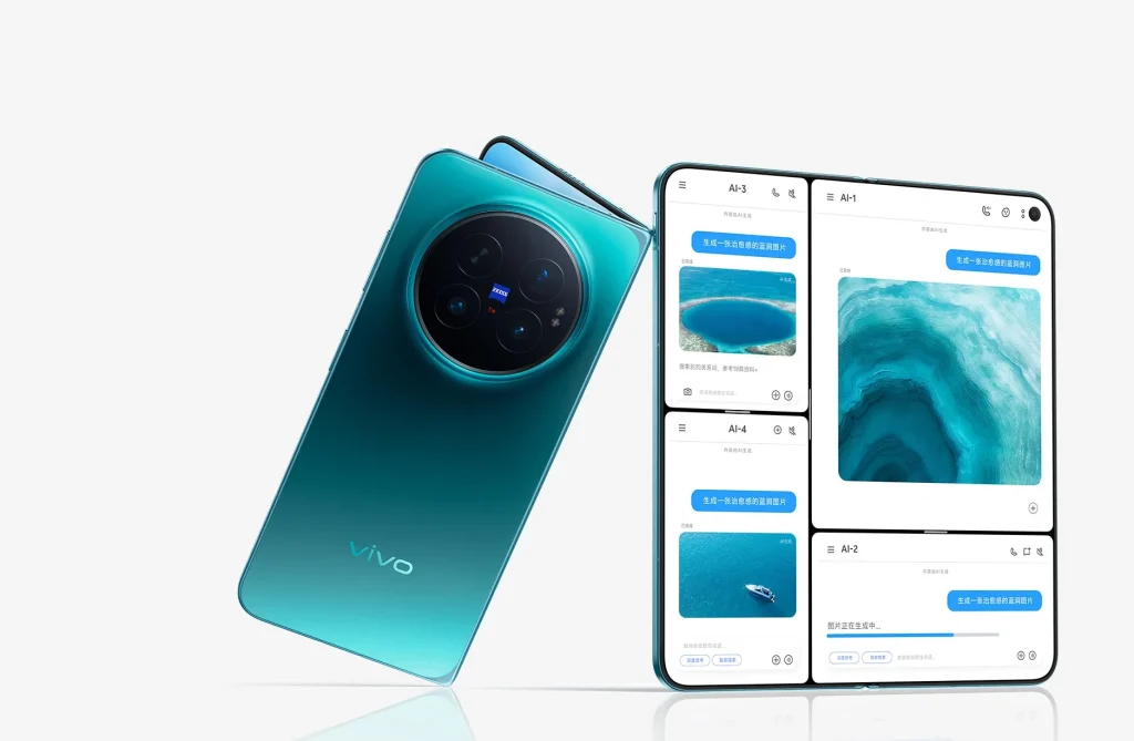 El vivo X Fold6 redefine la productividad móvil con su diseño plegable y funciones avanzadas de inteligencia artificial