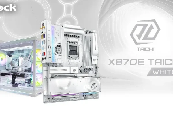 ASRock presentó su nuevo motherboard X870E Taichi White