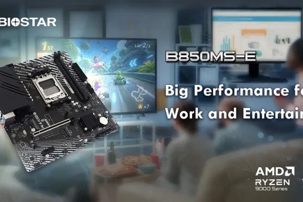 BIOSTAR lanza la nueva tarjeta madre B850MS-E para procesadores AMD Ryzen sobre la plataforma AM5