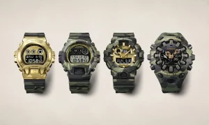 Casio presenta la serie G-SHOCK Camo and Gold uniendo el estilo militar urbano con acabados de alta relojería