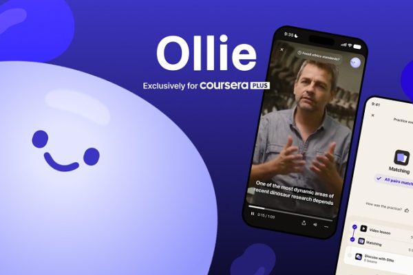 Coursera lanza Ollie: nueva aplicación de microaprendizaje con IA para suscriptores Plus