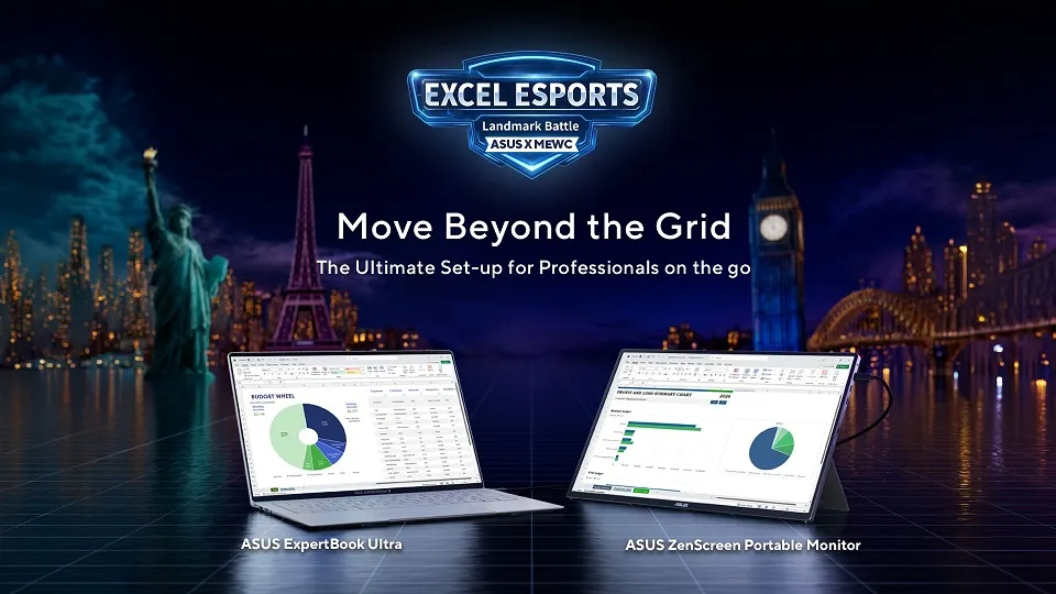 ASUS y MEWC transforman monumentos globales en escenarios de competencia para el mundial de Excel Esports