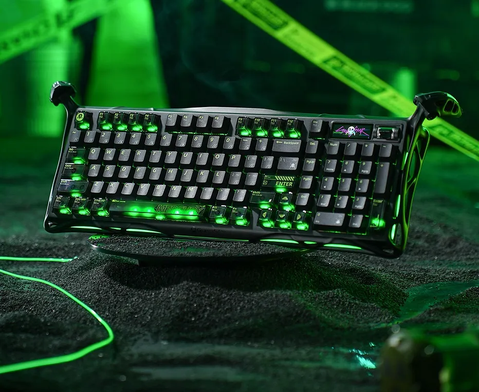 GravaStar presenta el nuevo teclado mecánico Mercury K98 Pro con estética ciberpunk y tasa de sondeo de 8000 Hz