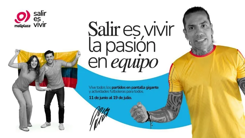 Mallplaza presenta su programación especial para vivir y disfrutar la gran fiesta del fútbol